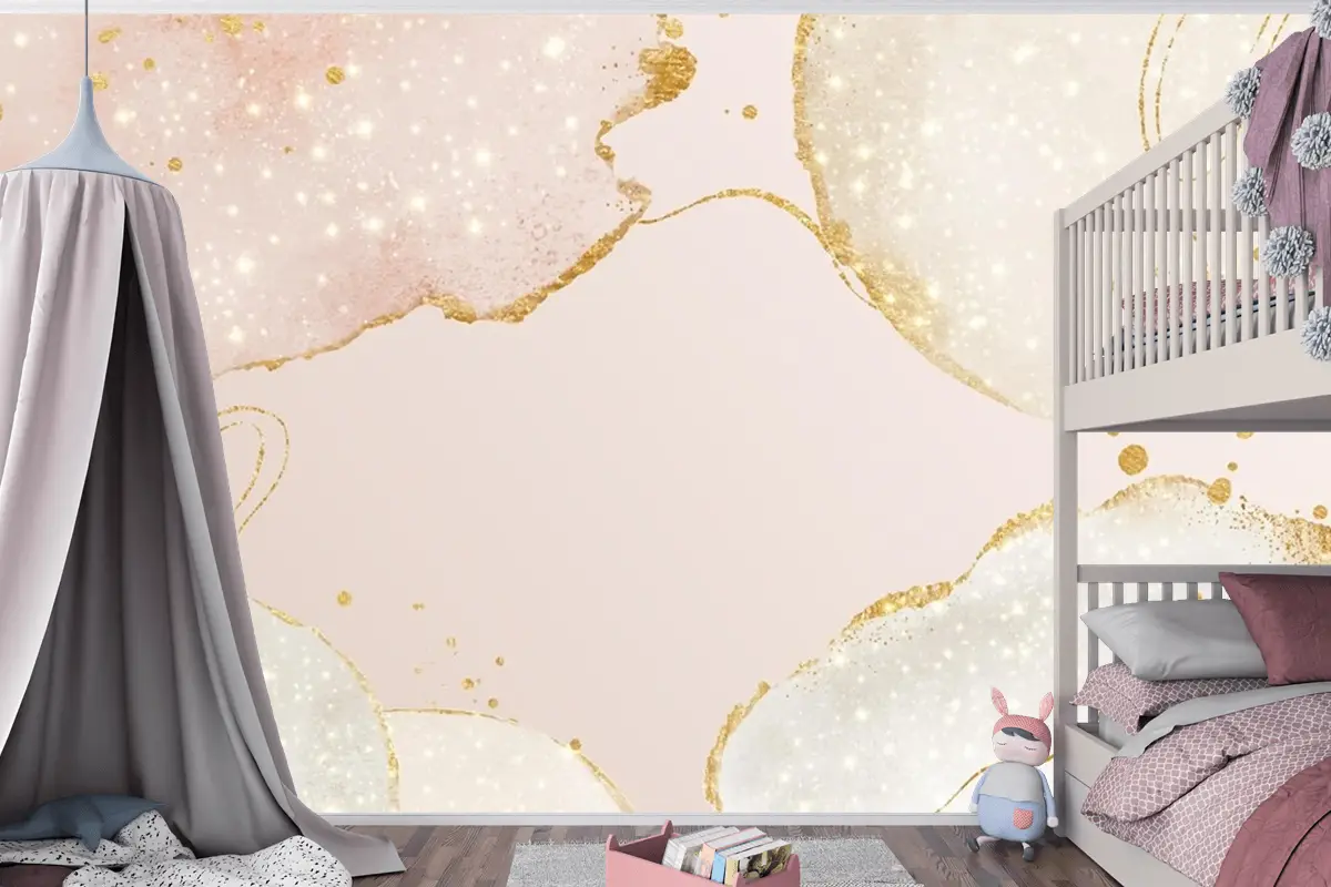 Kopya Alanı Soyut Yağlı Arka Plan Çocuk Odası Duvar Kağıdı