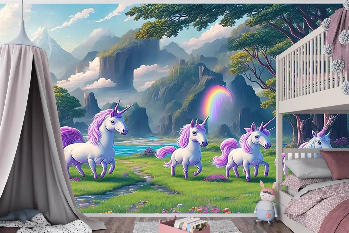 Küçük Sevimli Boynuzlu Atlar  Pony