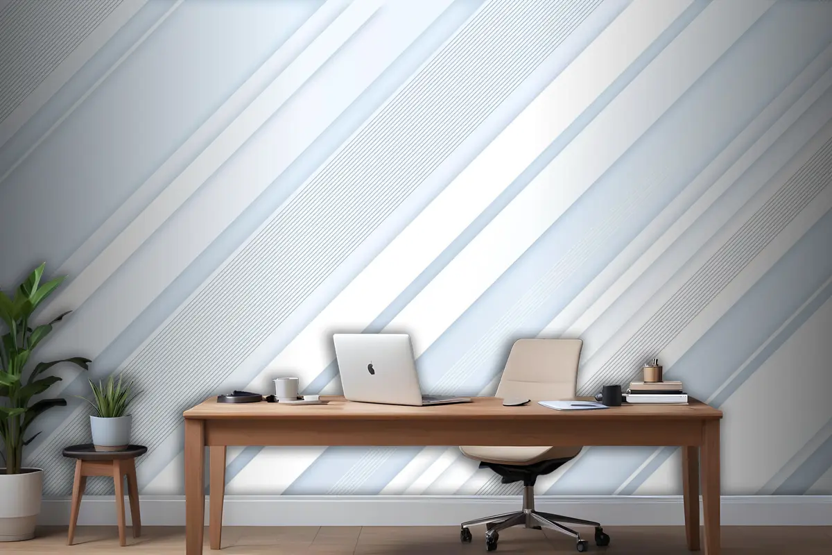 Kağıt Stili Dinamik Çizgiler Arka Plan Ofis Duvar Kağıdı