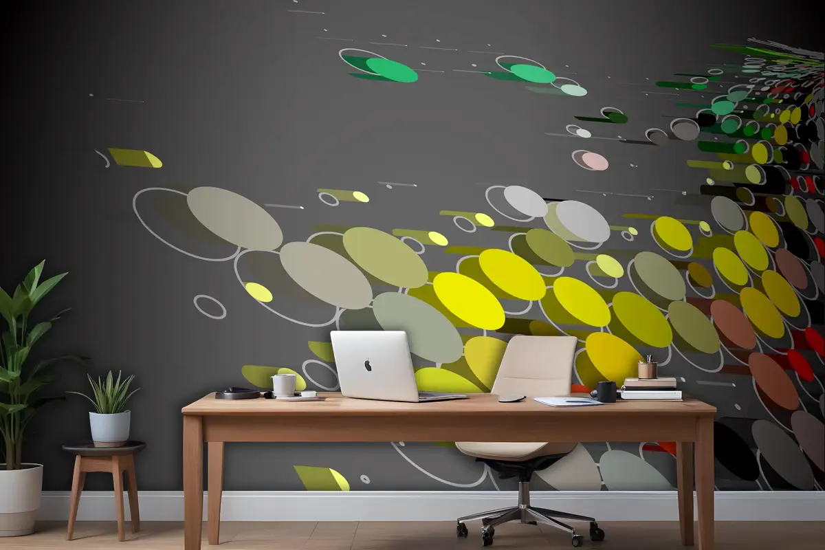 Soyut Arka Plan Soyut Poster Ofis Duvar Kağıdı