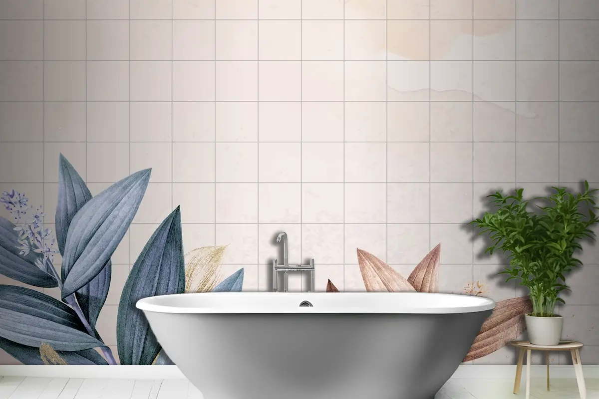 Çiçek Masaüstü Duvar Kağıdı Arka Plan Banyo Duvar Kağıdı