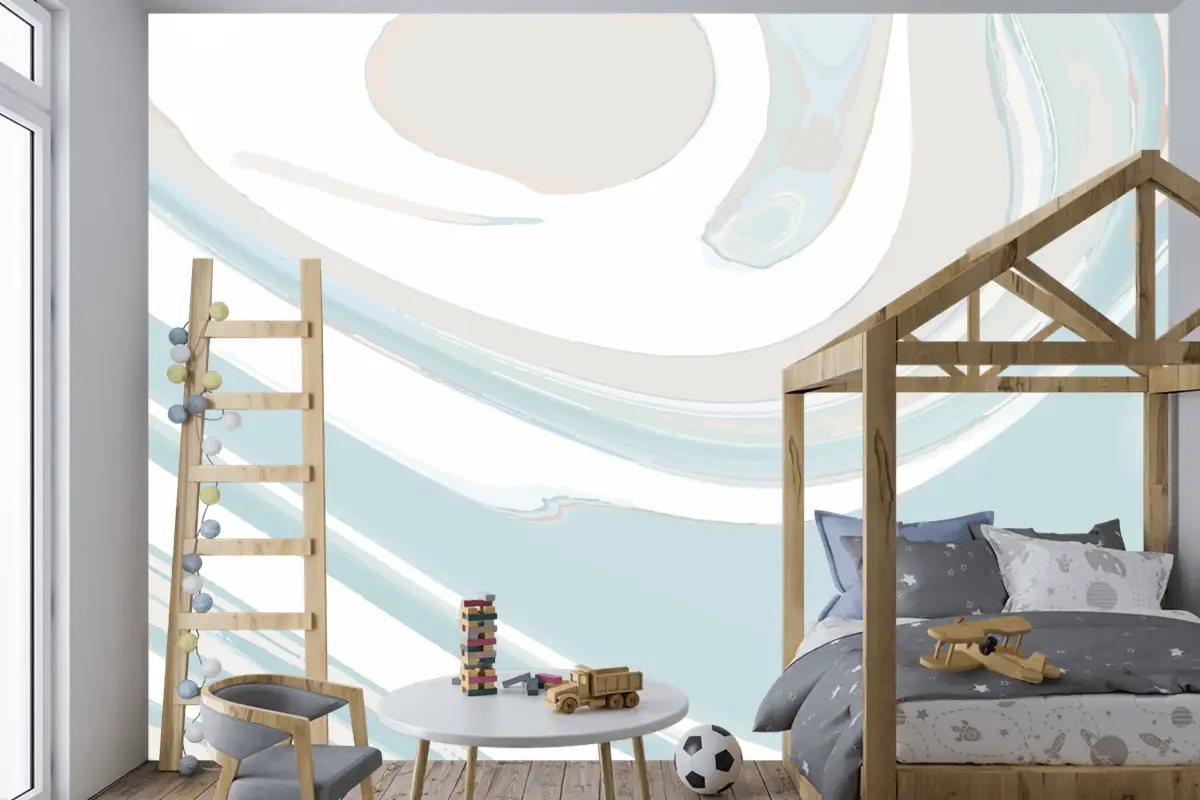 Akrilik Boya Arka Plan Dökün Vektör Çocuk Odası Duvar Kağıdı