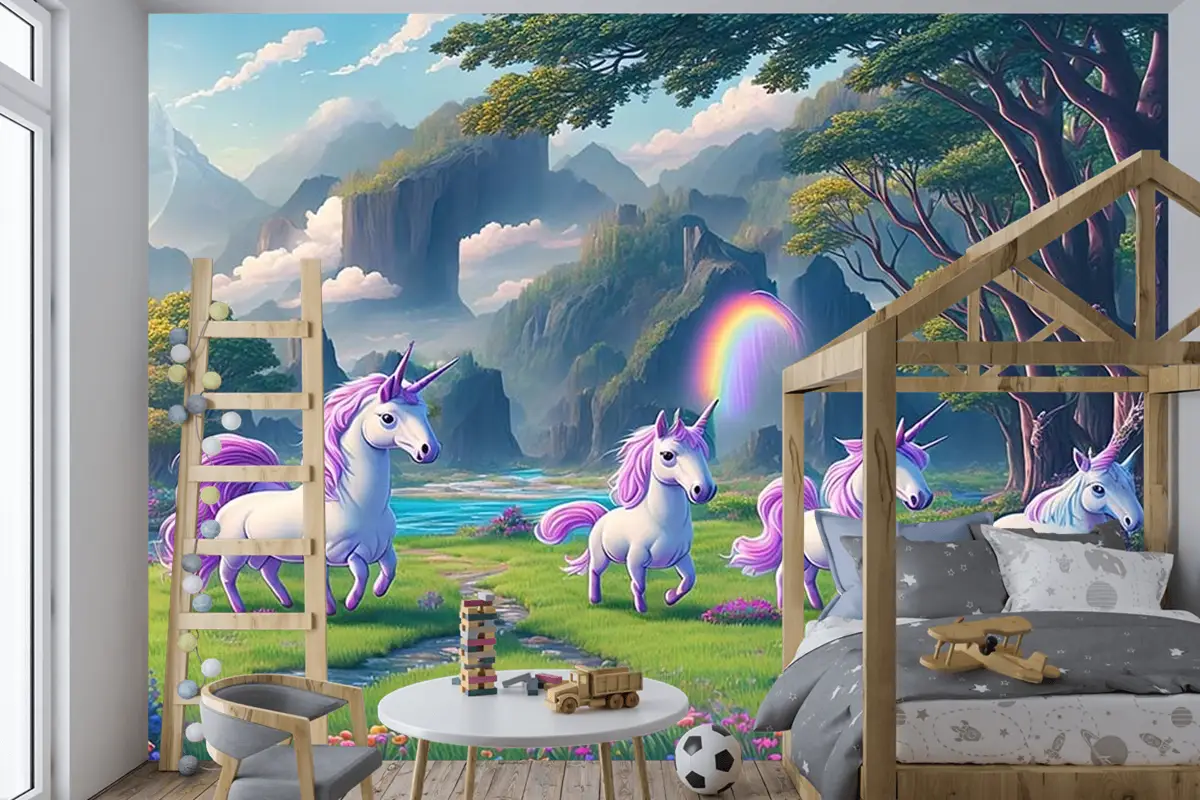 Küçük Sevimli Boynuzlu Atlar  Pony