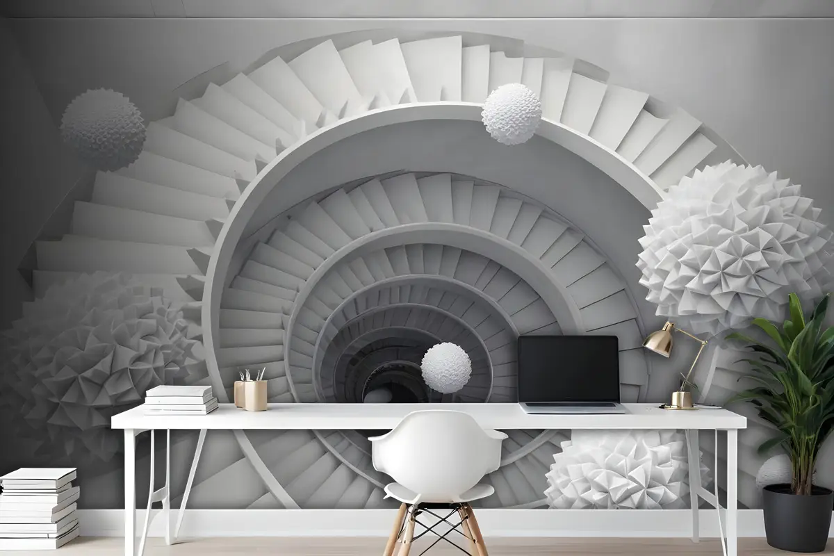 Merdiven Duvar Kağıdı  Ile Soyut Fraktal