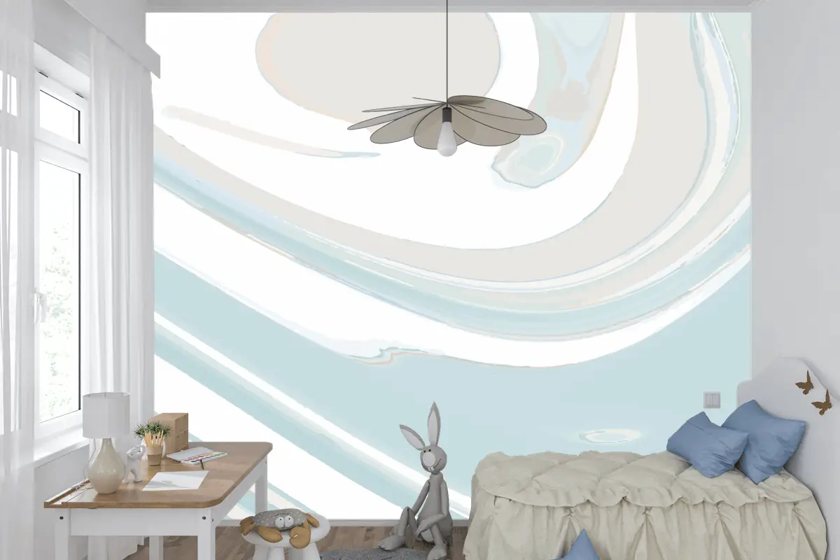 Akrilik Boya Arka Plan Dökün Vektör Çocuk Odası Duvar Kağıdı