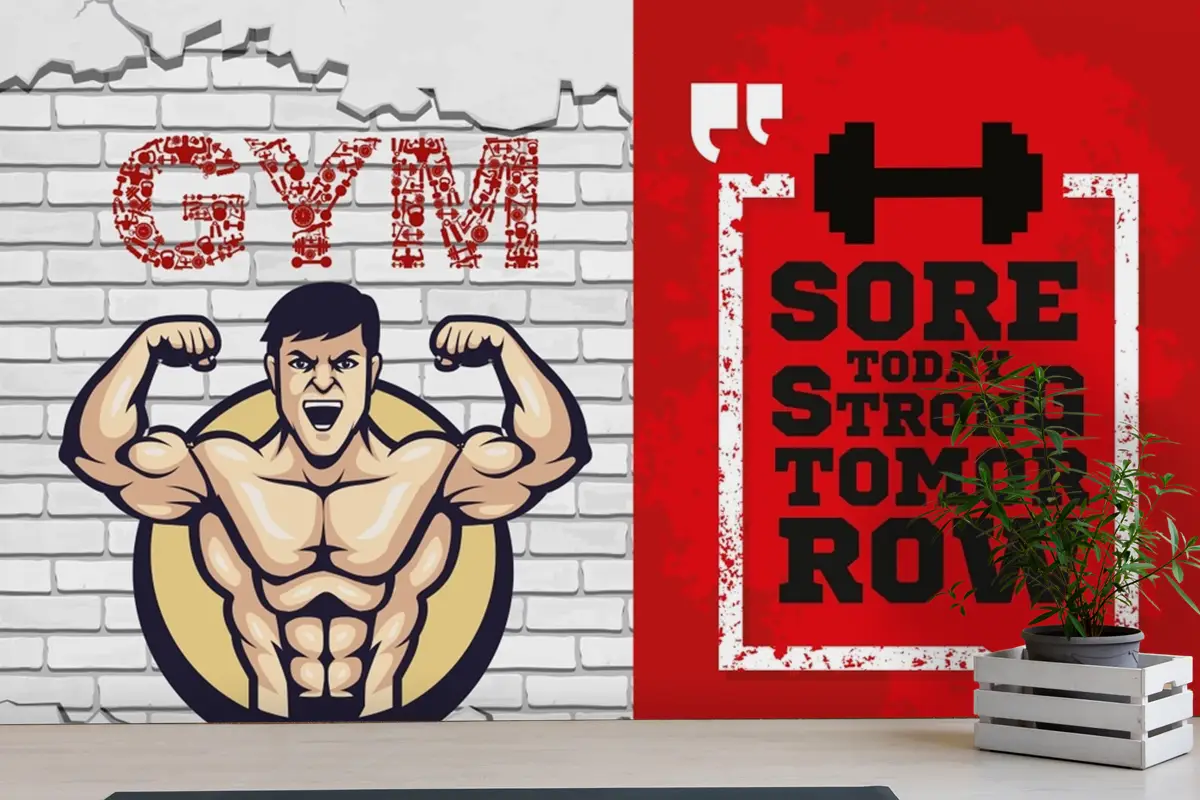 Bugün Ağrılı Yarın Güçlü Yazılı Duvar Kağıdı