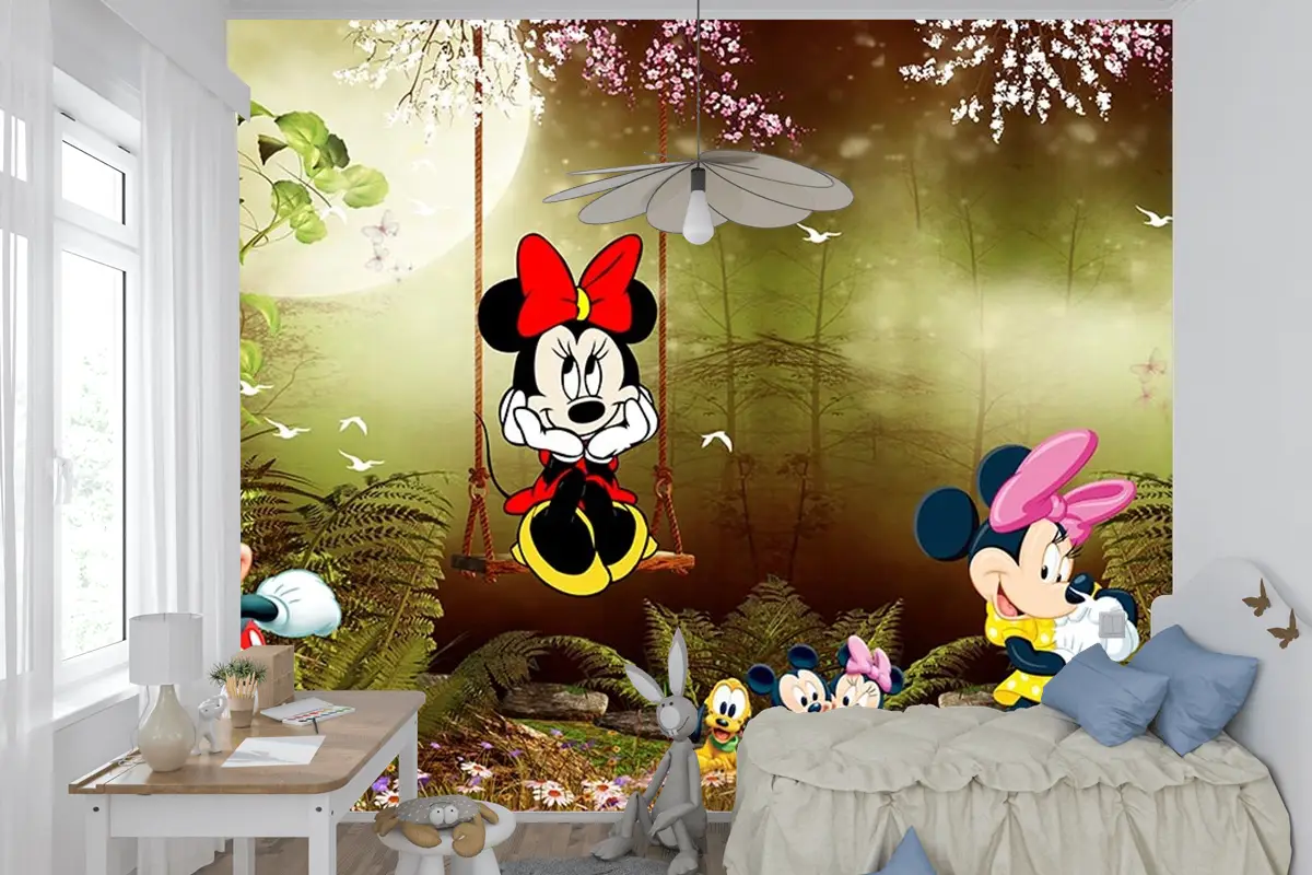 Çocuk Odası Duvar Kağıdı Mickey Mouse