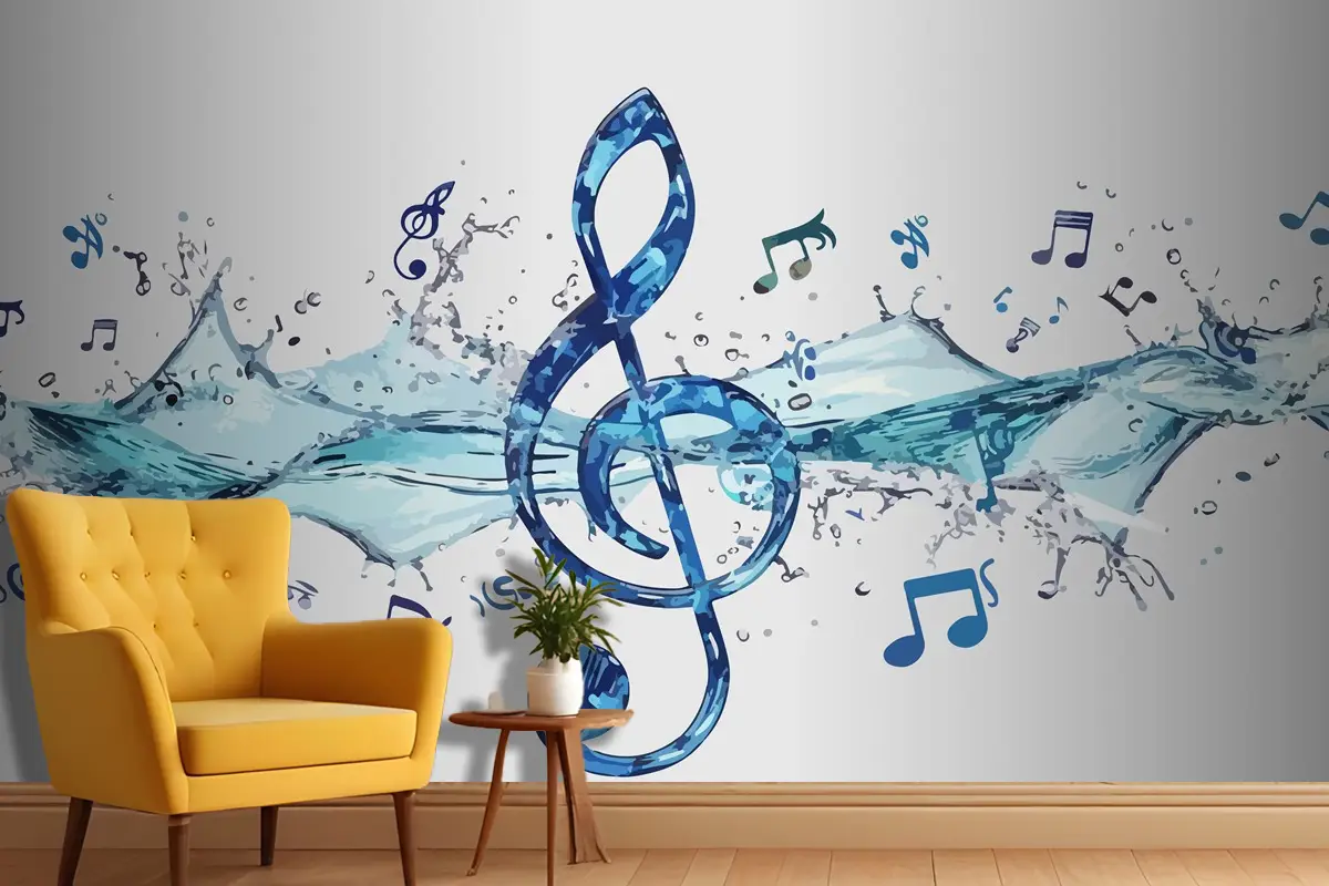 Ebedi Müzik Sonsuzluk Sembolü Müzik Notaları Duvar Kağıdı