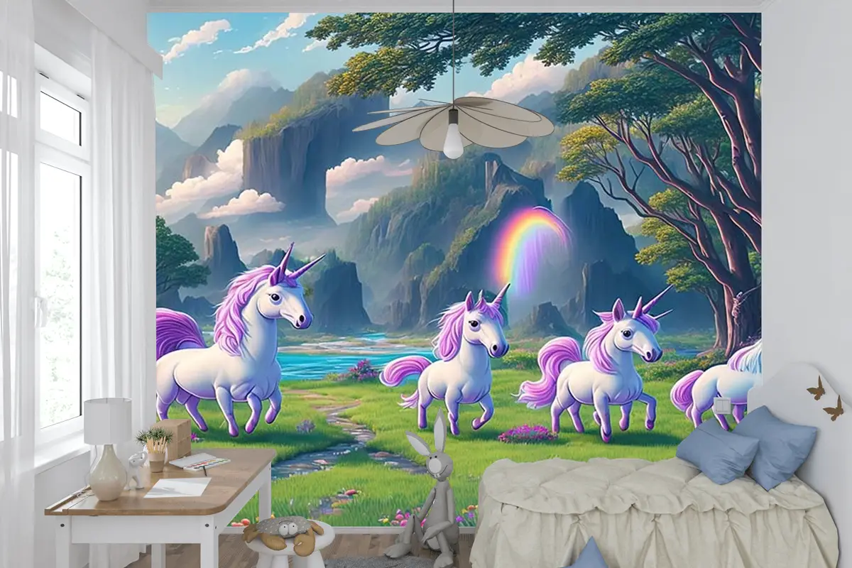 Küçük Sevimli Boynuzlu Atlar  Pony