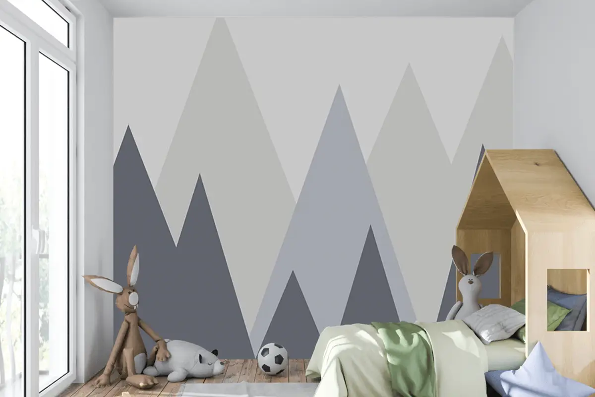 Dağlar Çocuk Odası Duvar Kağıdı Bebek Odası Duvar Kağıdı