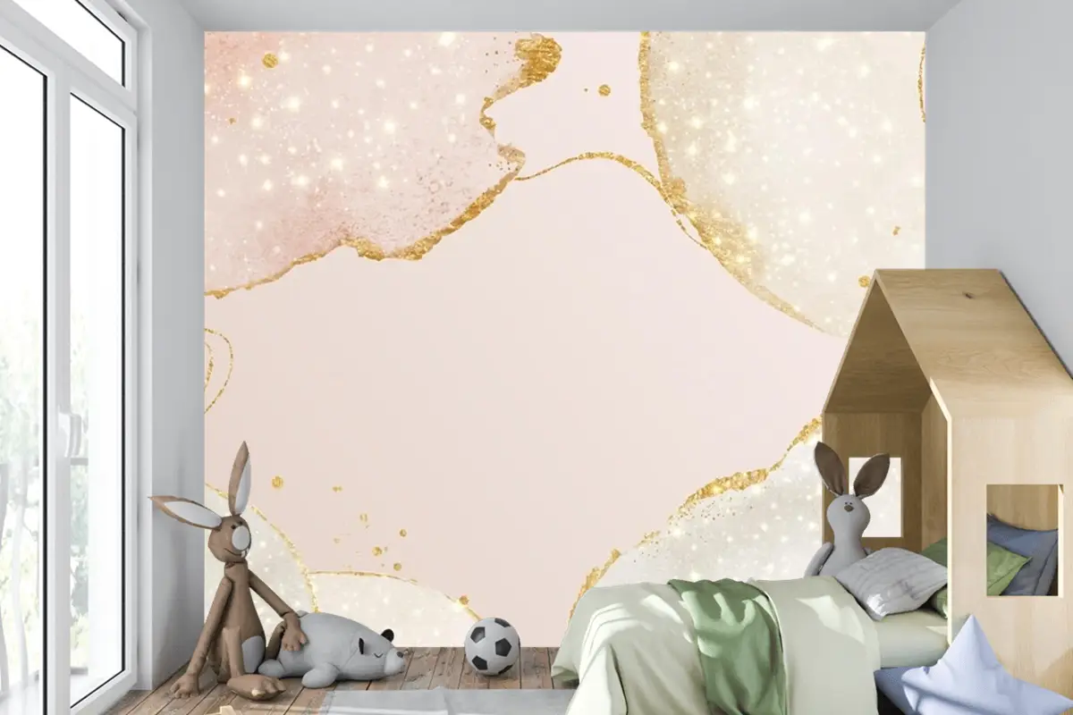 Kopya Alanı Soyut Yağlı Arka Plan Çocuk Odası Duvar Kağıdı