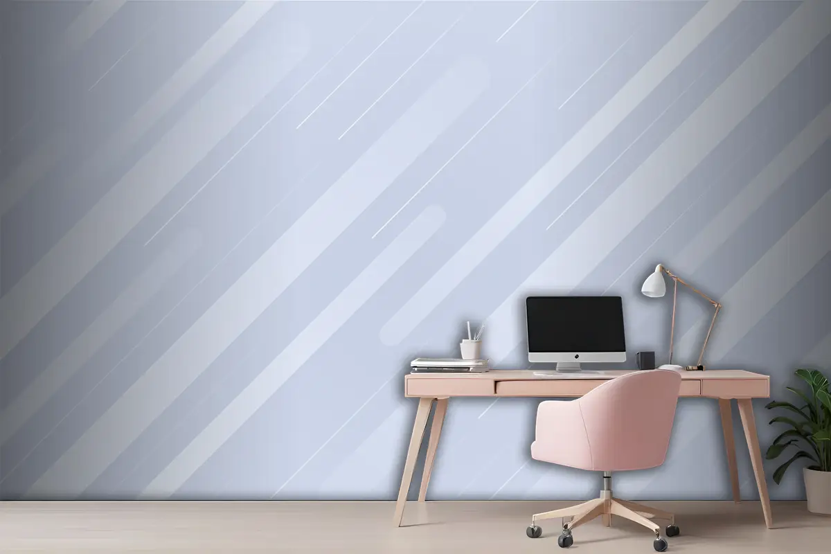 Degrade Beyaz Tek Renkli Arka Plan Ofis Duvar Kağıdı 