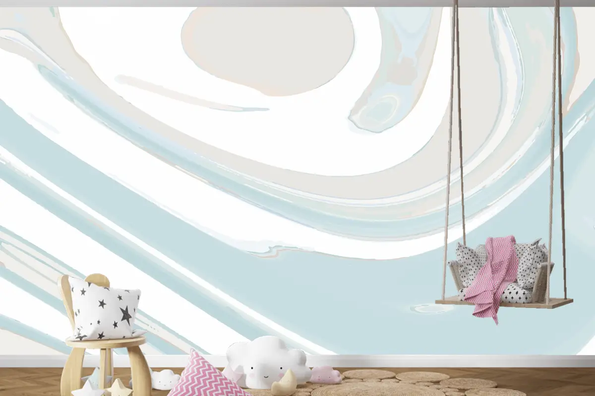 Akrilik Boya Arka Plan Dökün Vektör Çocuk Odası Duvar Kağıdı