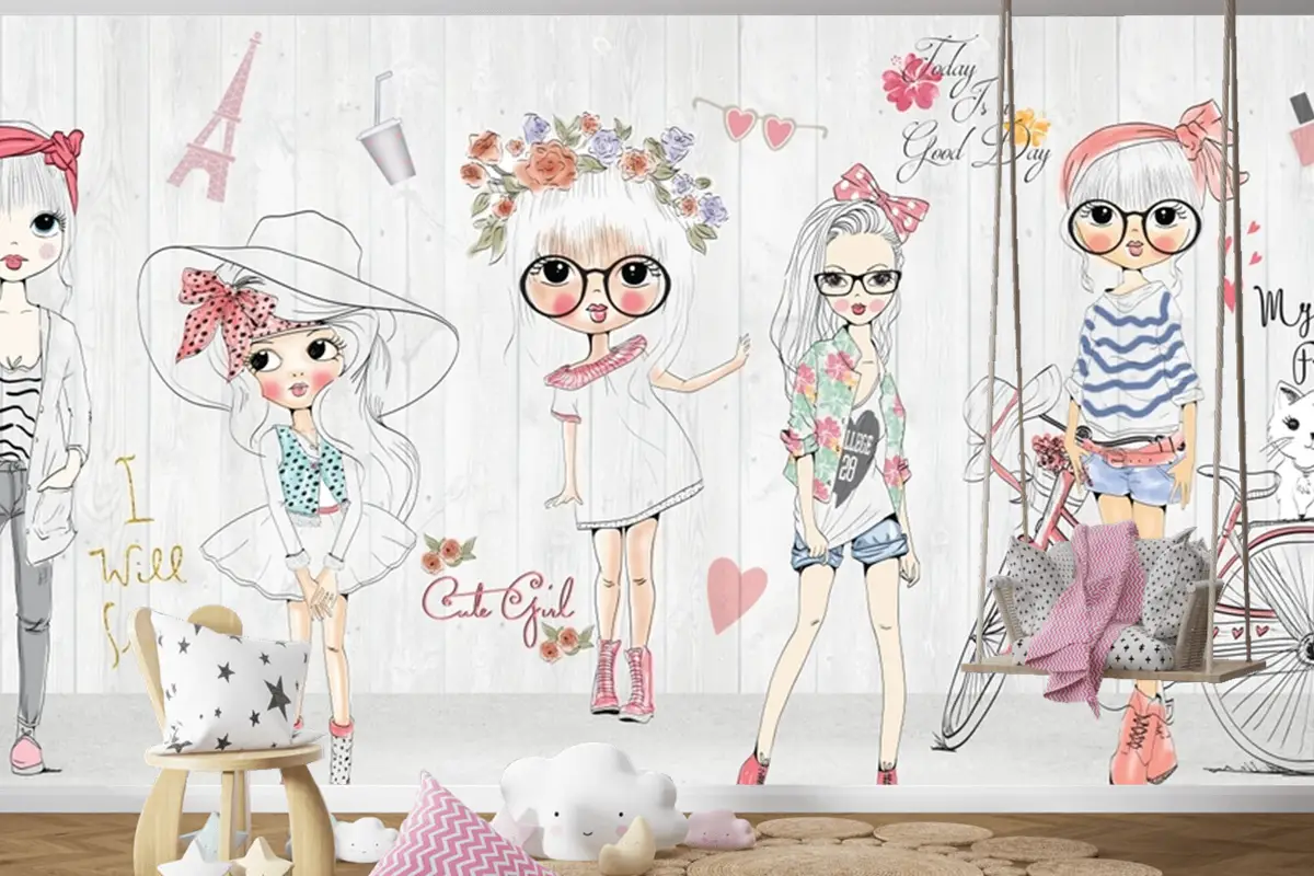 Moda Kızlar Duvar Kağıdı