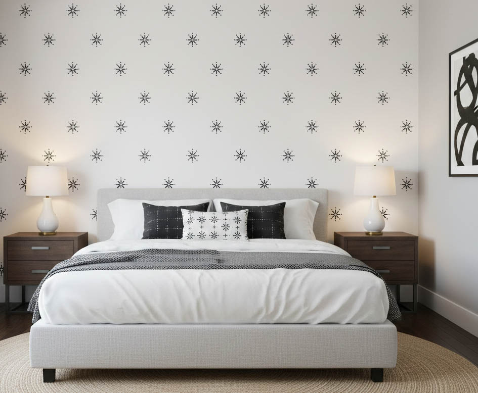 Geometrik Desen Duvar Kağıdı 2861