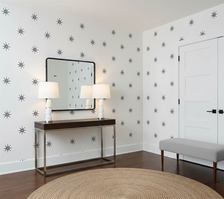 Geometrik Desen Duvar Kağıdı 2861