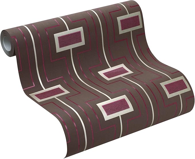 Geometrik Kare Desen Ucuz Duvar Kağıdı 758009