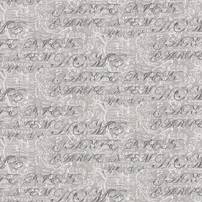 Gri Klasik Yazılı Duvar Kağıdı 113019