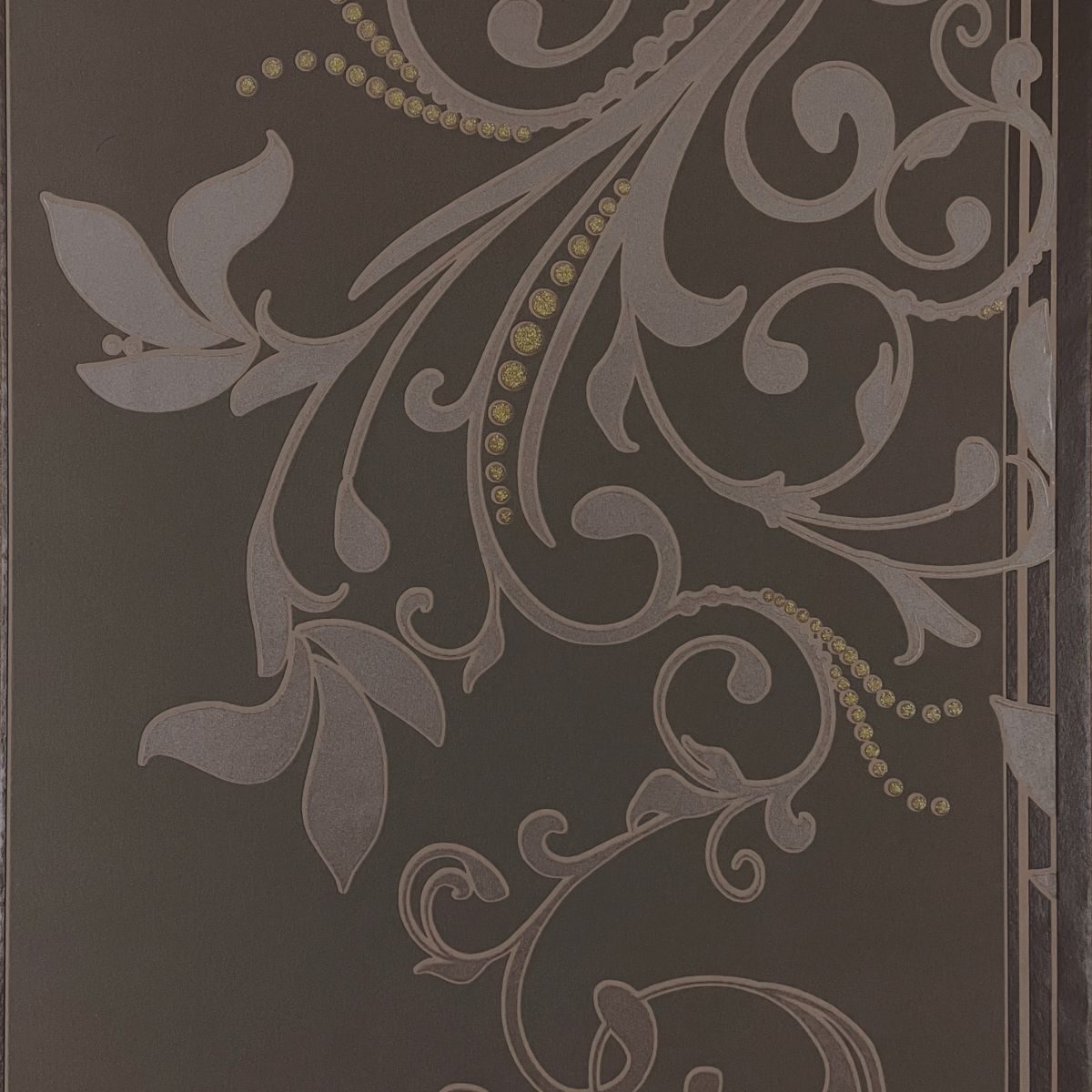 Kahverengi Çiçekli Duvar Kağıdı 773491