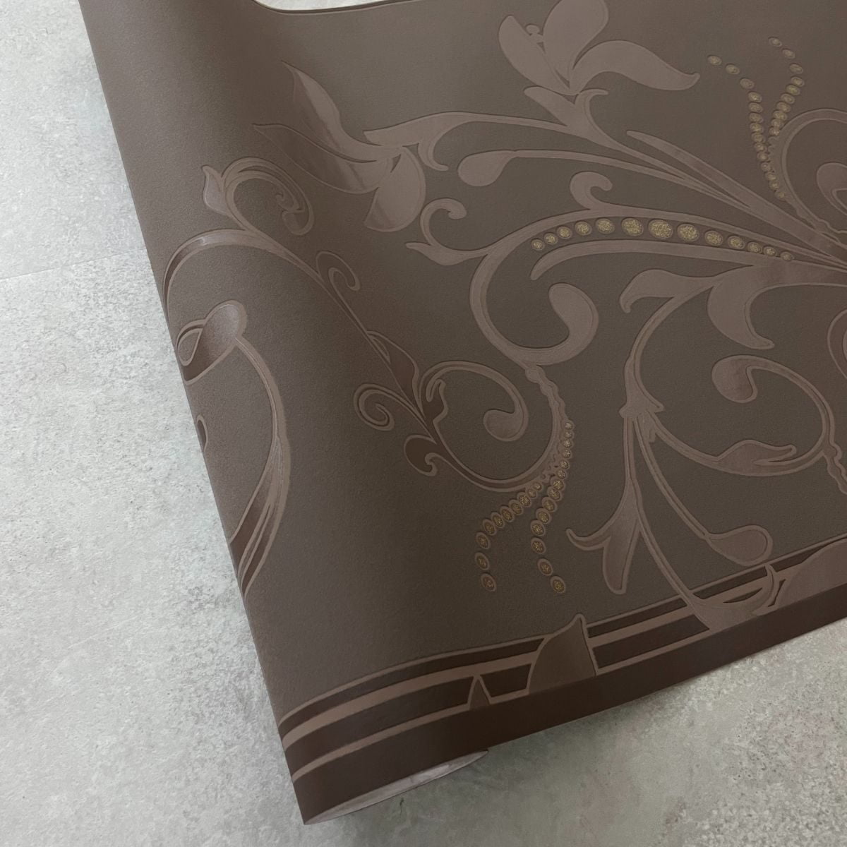 Kahverengi Çiçekli Duvar Kağıdı 773491