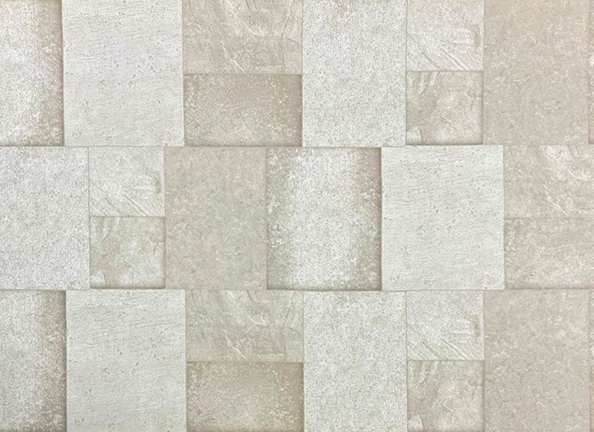 Kahverengi Kare Taş Desen 16 M2 Duvar Kağıdı 81852