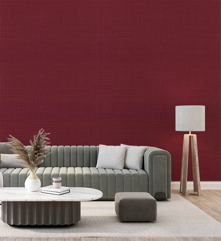 Kırmızı Dokulu Ucuz Duvar Kağıdı 55965