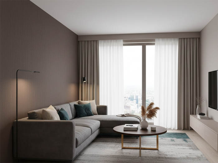 Koyu Dikey Desen Ucuz Duvar Kağıdı 55086