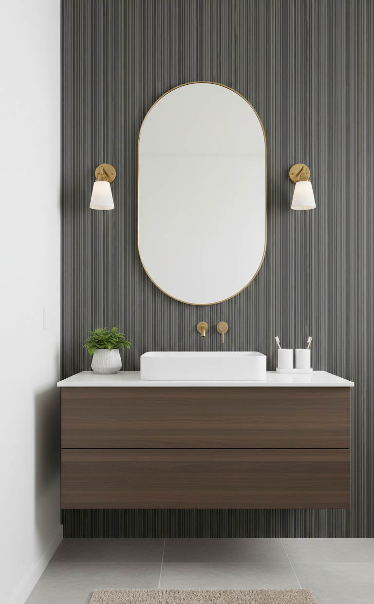 Koyu Kahverengi Siyah Organi̇k Duvar Kağıdı 111017