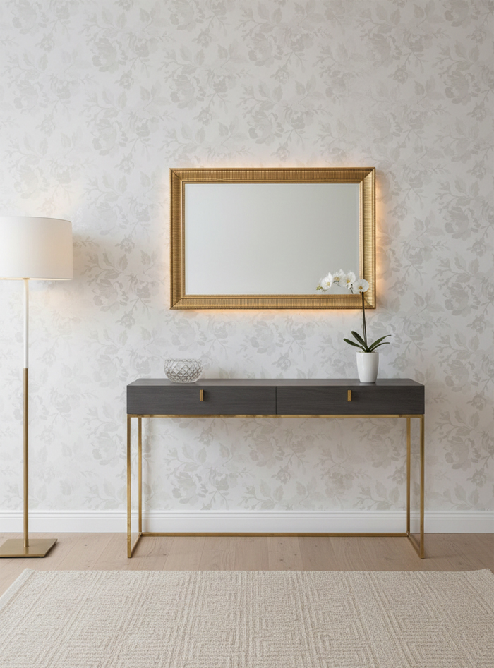 Krem Çiçek  Desen Duvar Kağıdı 2933