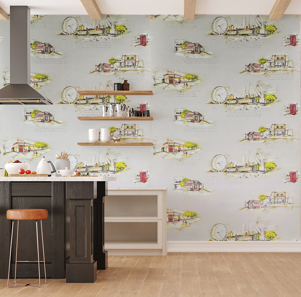 Krem Kentler 16 M2 Duvar Kağıdı 281551