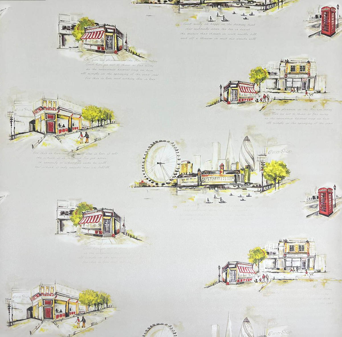 Krem Kentler 16 M2 Duvar Kağıdı 281551