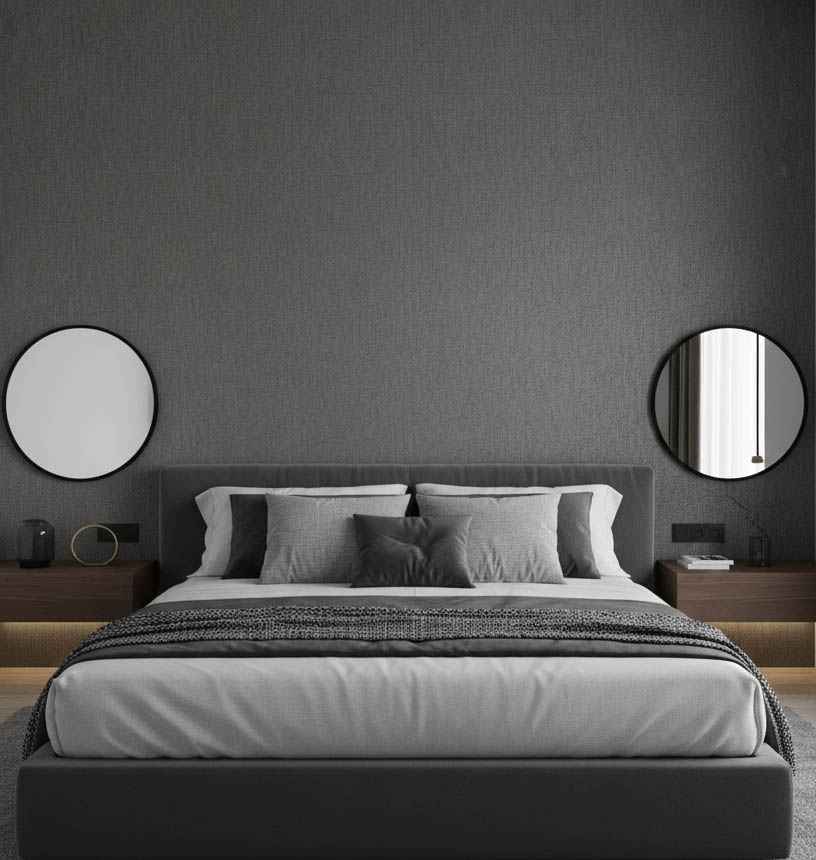 Mat Antrasit Ucuz Duvar Kağıdı 828828