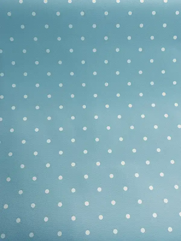 Mavi Beyaz Puantiyeli 16 M2 Çocuk Odası Duvar Kağıdı 