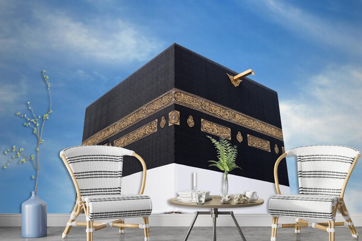 Gökyüzü Arka Plan Mekke Kabe Duvar Kağıdı