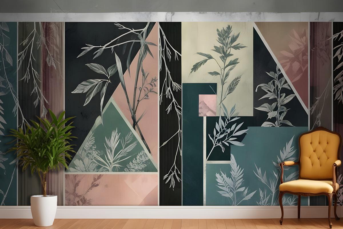 Soyut Çiçek Sanatı Duvar Kağıdı 