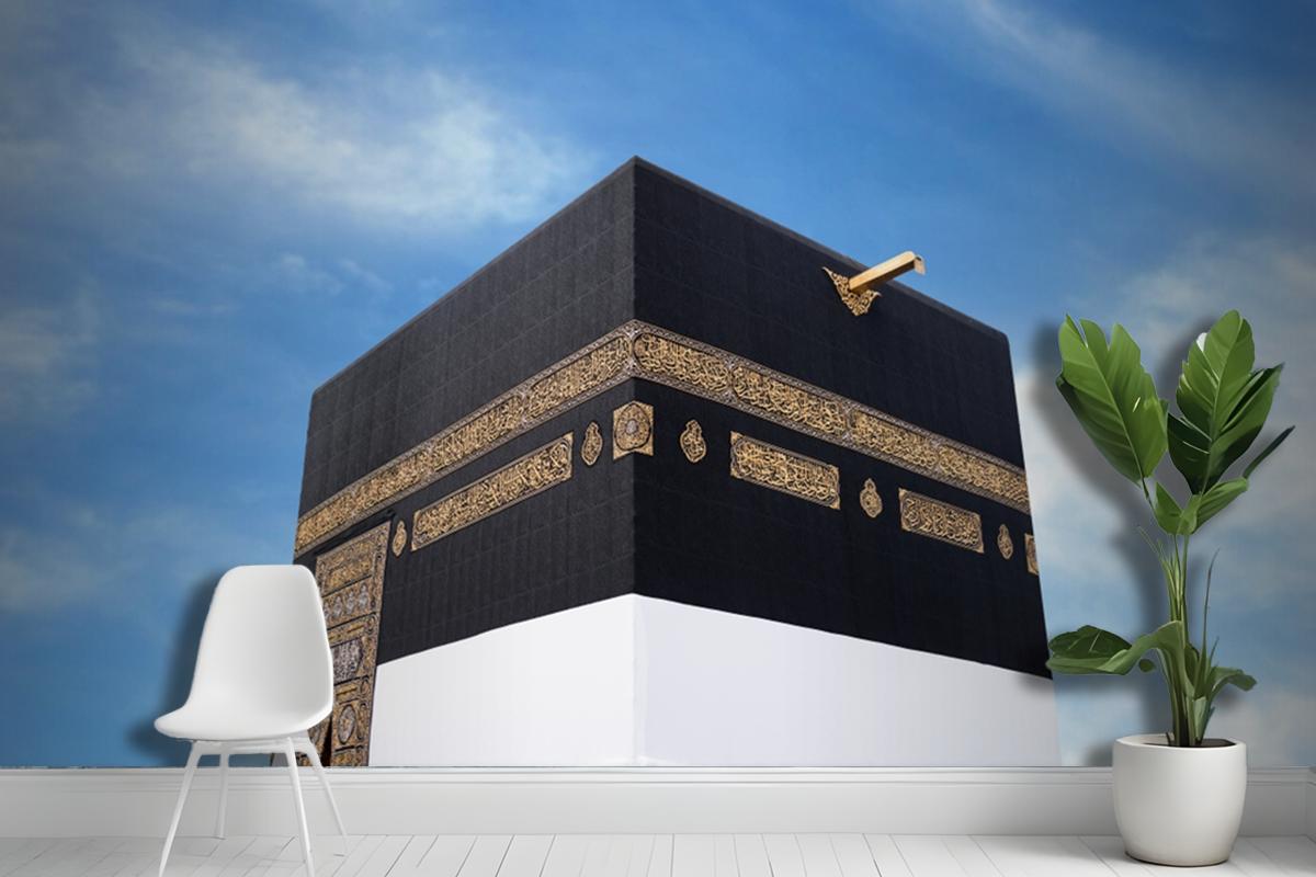 Gökyüzü Arka Plan Mekke Kabe Duvar Kağıdı