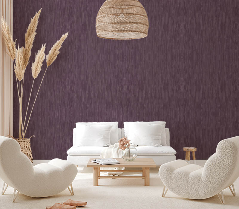 Mor Çizgi Desenli Ucuz Duvar Kağıdı 765069