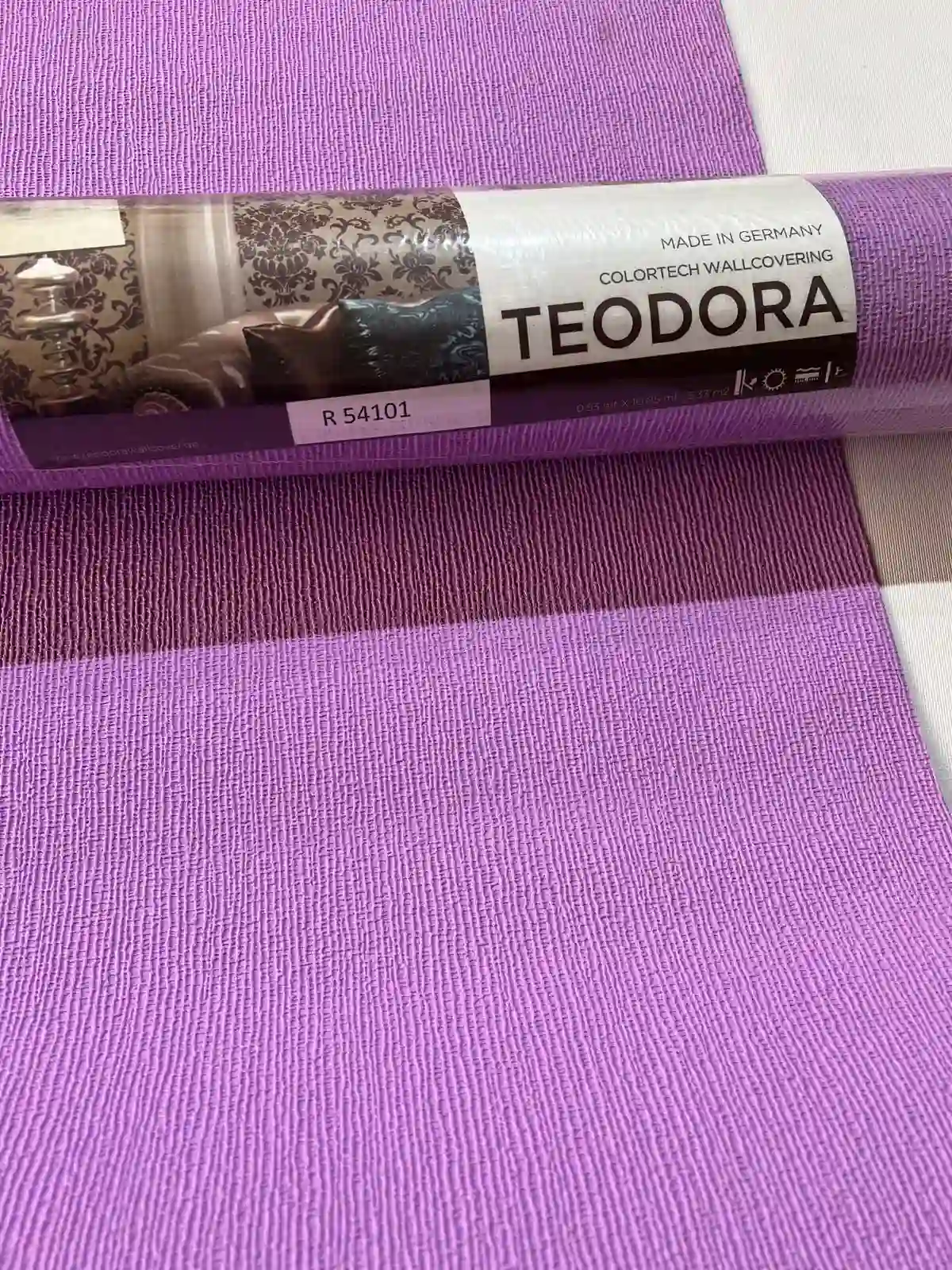 Mor Dokulu Ucuz Duvar Kağıdı 54101