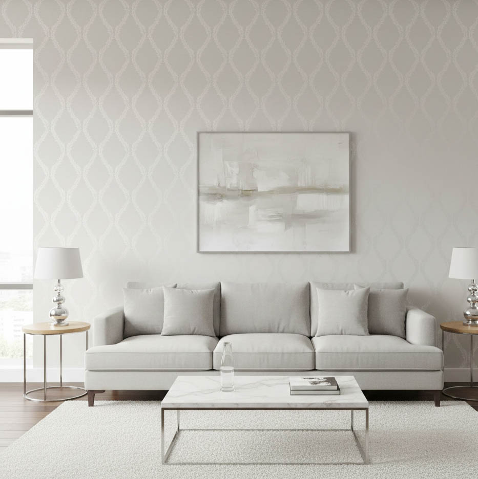 Parlak Çiçek Desen Duvar Kağıdı 2805