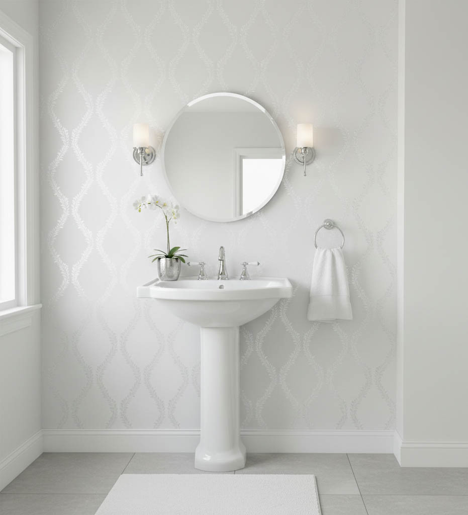 Parlak Çiçek Desen Duvar Kağıdı 2805