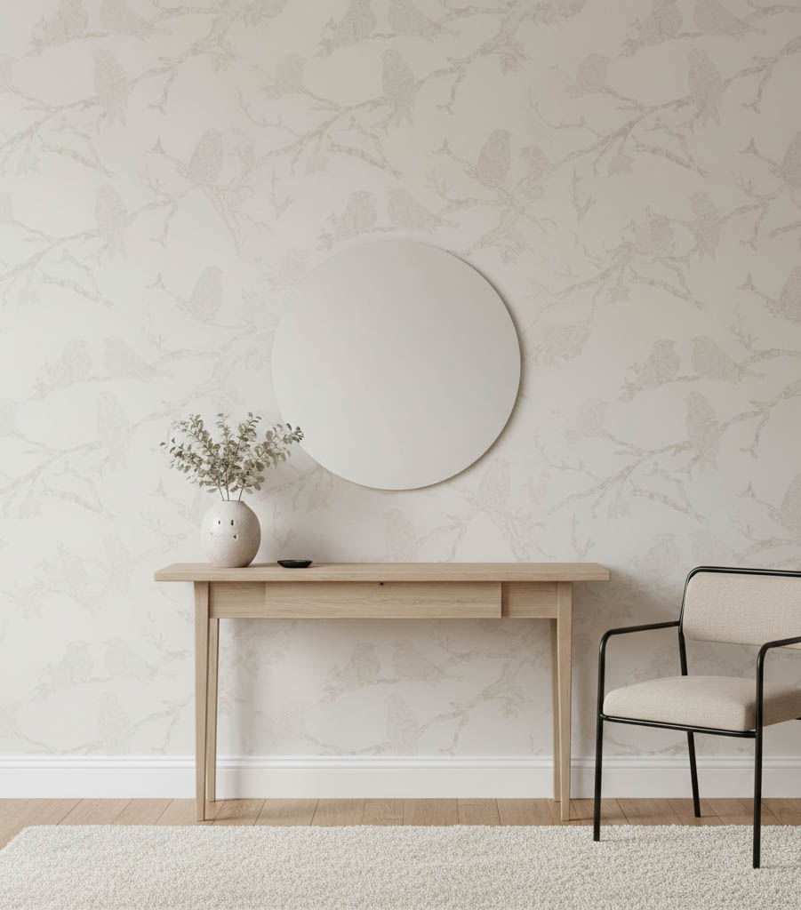 Parlak Dallar Ve Kuşlar Duvar Kağıdı 113034