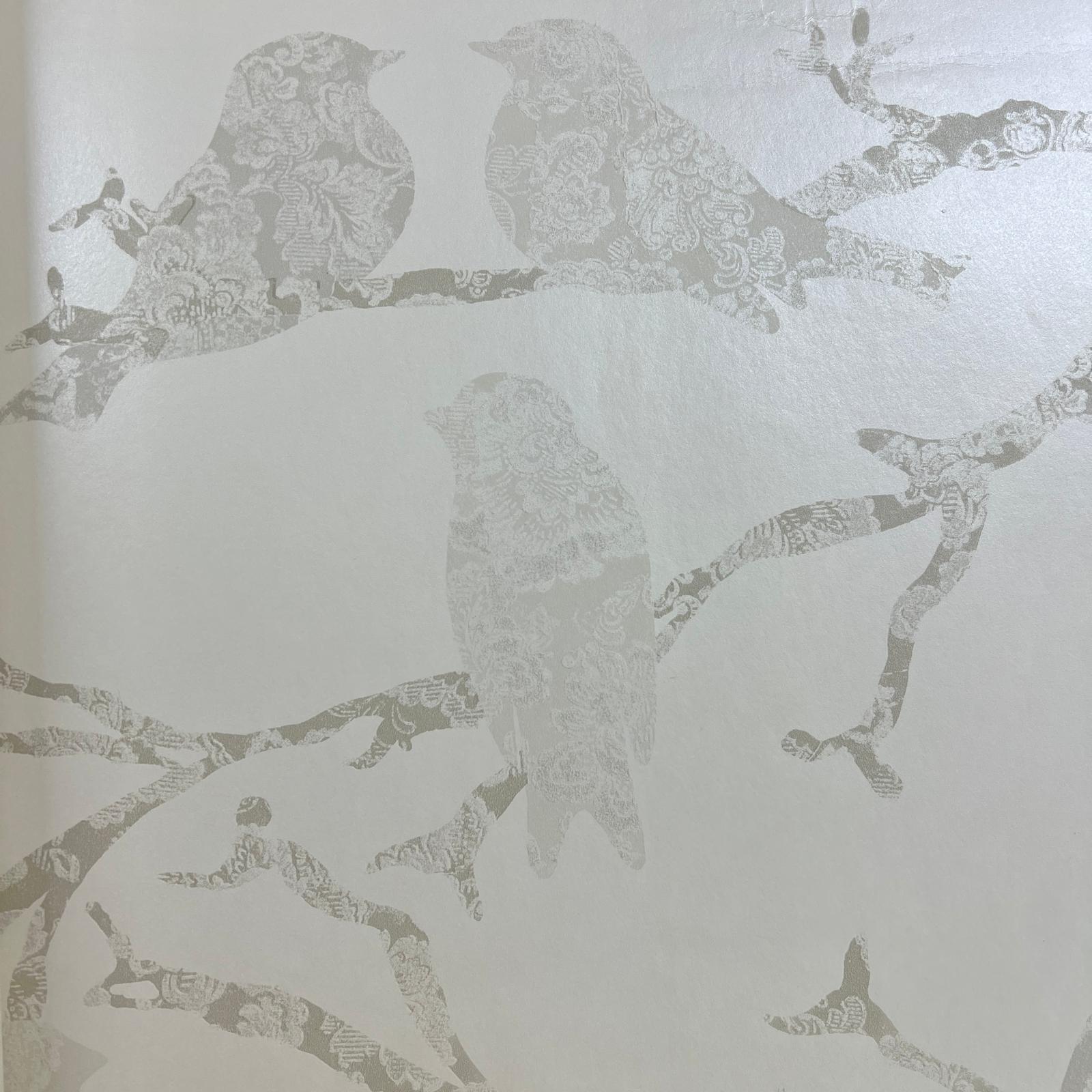 Parlak Dallar Ve Kuşlar Duvar Kağıdı 113034