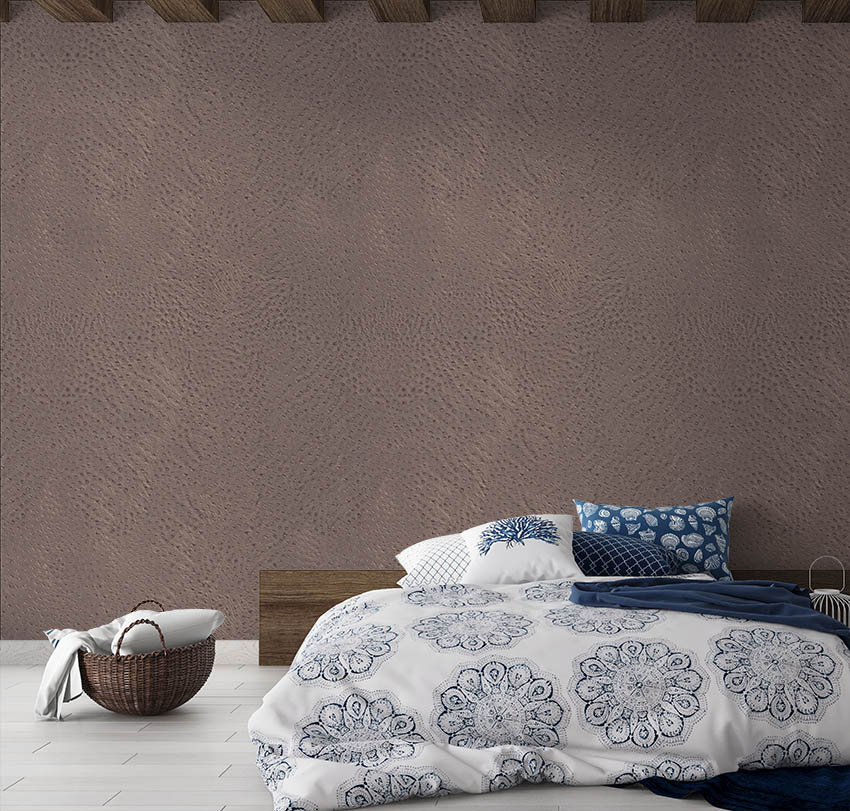 Parlak Kahverengi Desenli Ucuz Duvar Kağıdı 53247