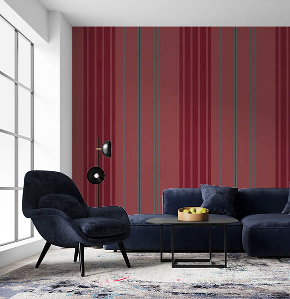 Parlak Simli Kırmızı Ucuz Duvar Kağıdı 771541