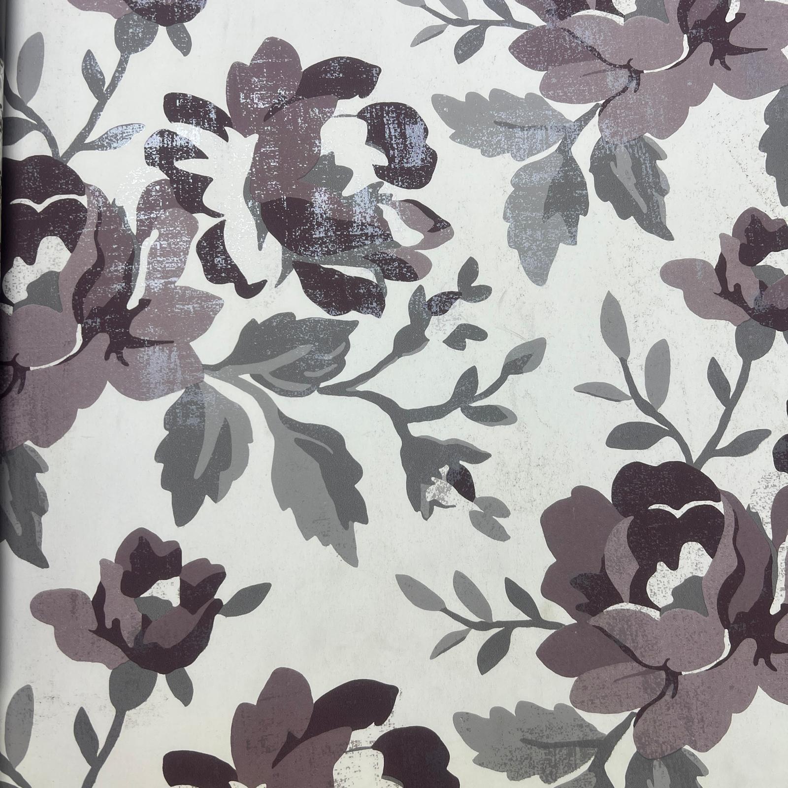 Retro Çiçek Desen Duvar Kağıdı 2935