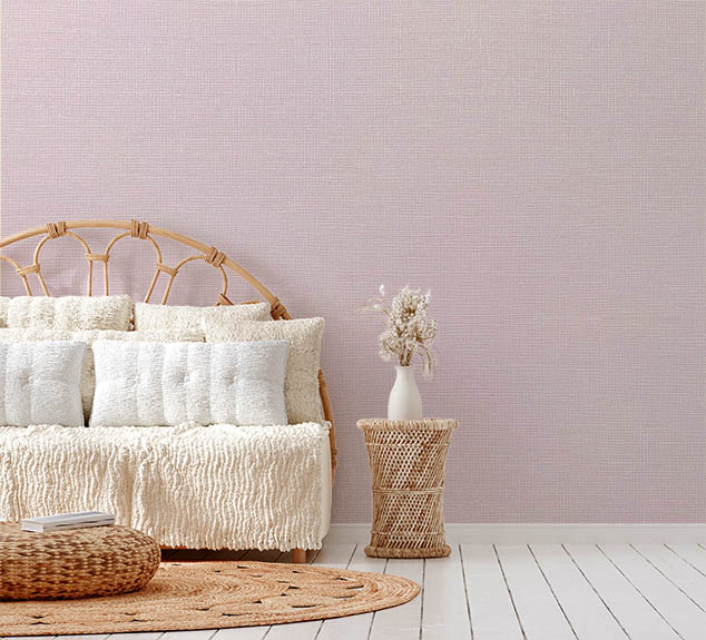 Sade Toz Pembe Dokulu 16 M2 Duvar Kağıdı 5526-2