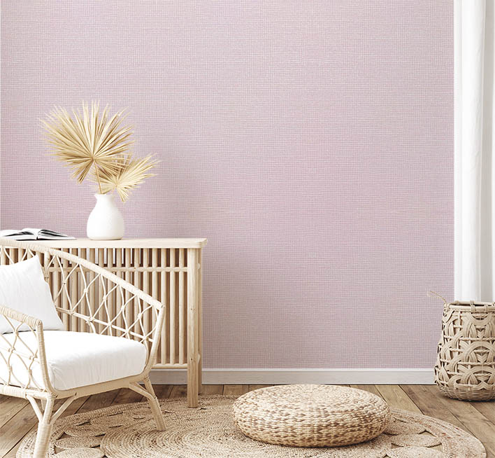 Sade Toz Pembe Dokulu 16 M2 Duvar Kağıdı 5526-2