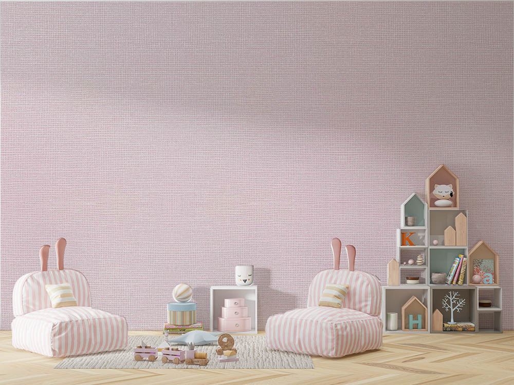 Sade Toz Pembe Dokulu 16 M2 Duvar Kağıdı 5526-2