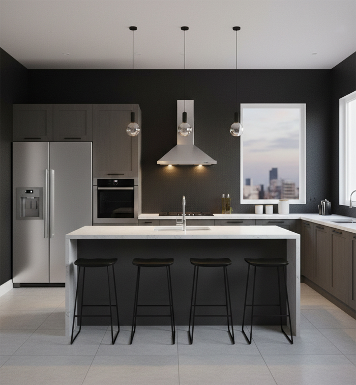 Sand- Antirasit Banyo Mutfak Duvar Kağıdı - Su Geçirmez Neme Dayanıklı