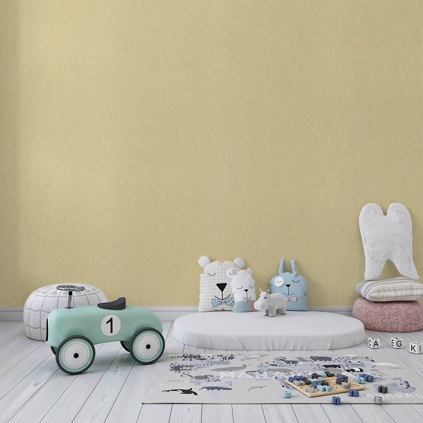 Sarı Desenli Duvar Kağıdı 711862